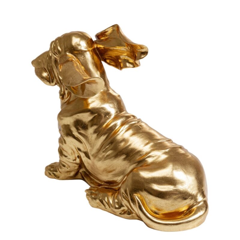 Kare Deco Figurine Coiffed Dog Gold 52cm (5)