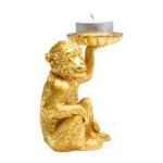 Kare deco Figurine Monkey Tealight Holder 11cm (5)
