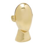 KARE Deco Object Abstract Face Gold 28cm