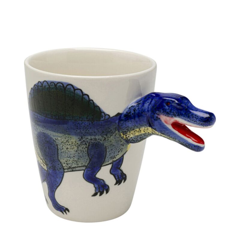 KARE Mug Funny Animal Dino Blue 11cm