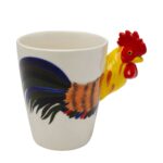 KARE Mug Funny Animal Rooster 12cm