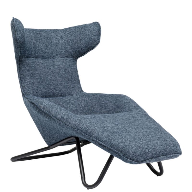 KARE Relax Chair Granada Dark Blue