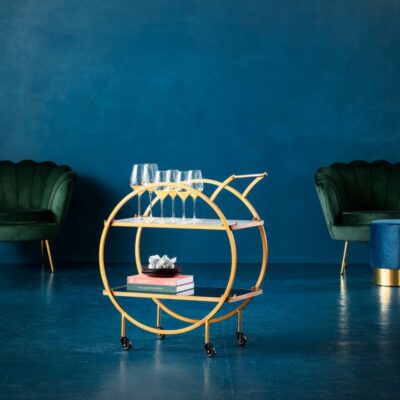 Kare tray table loft brass (2)