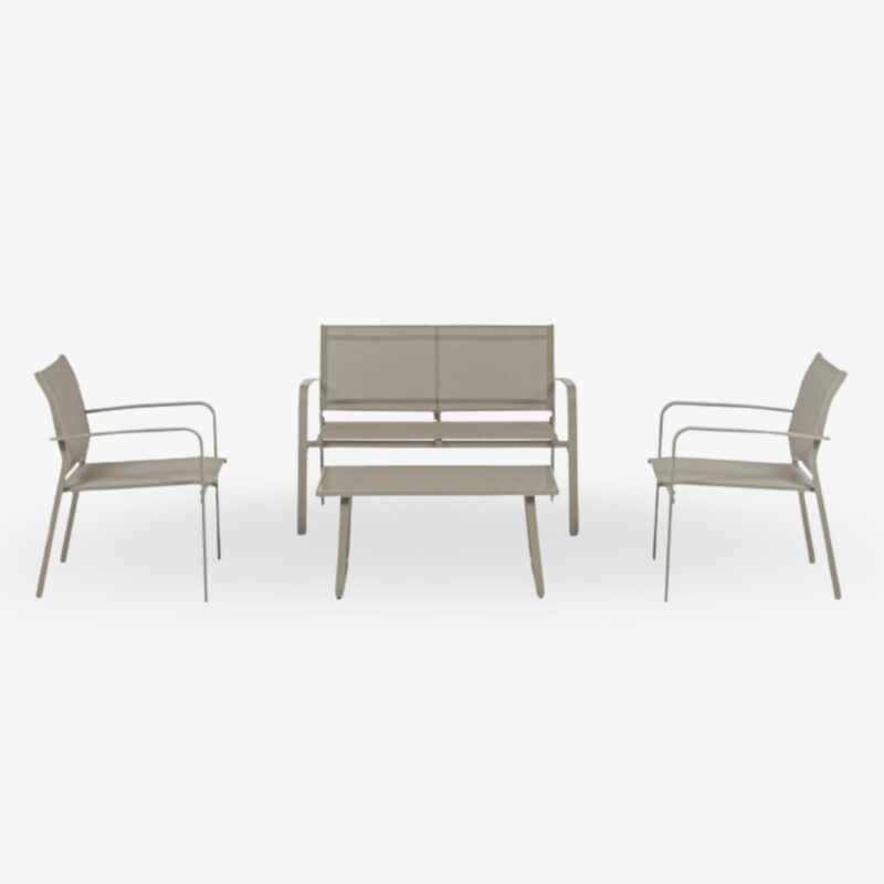 Outdoor Lounge Taupe (2)