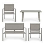 Outdoor Lounge Taupe (3)