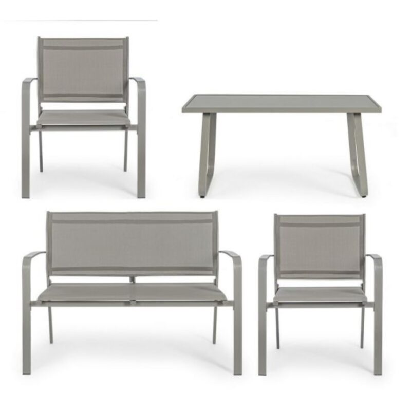 Outdoor Lounge Taupe (3)