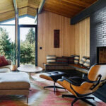 Set i gjatë me shpinë të lartë prej lëkure Eames, version ekskluziv PREMIUM (2)