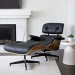 Set i gjatë me shpinë të lartë prej lëkure Eames, version ekskluziv PREMIUM (5)