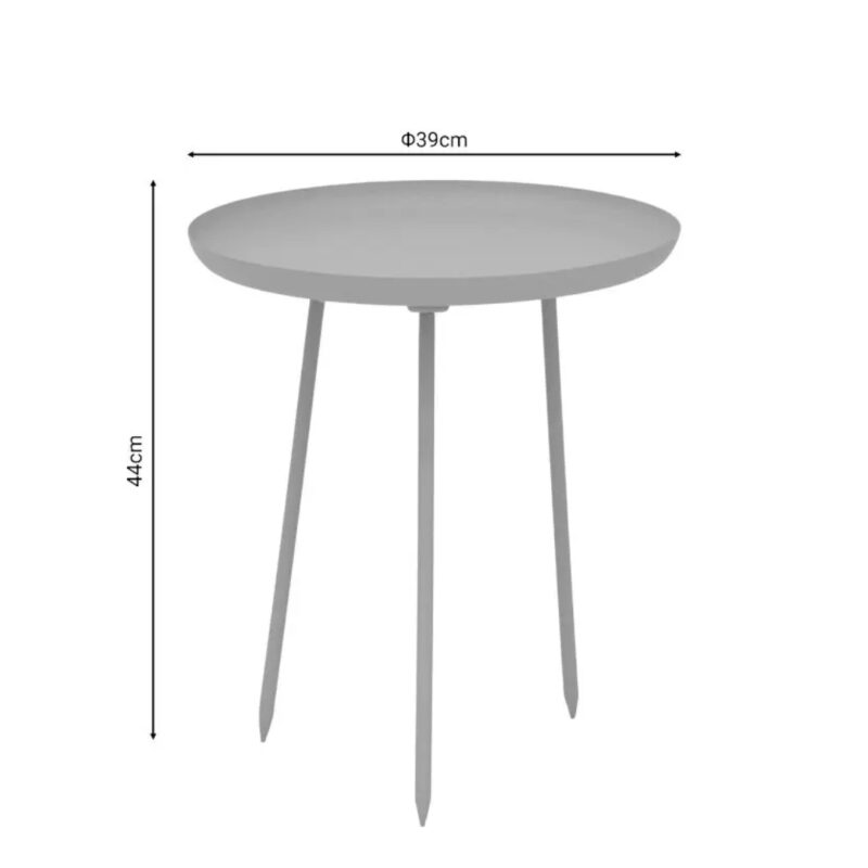 Side Table Felicita Beige 39x44cm (3)
