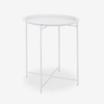 Side Table Wissant White Ø46