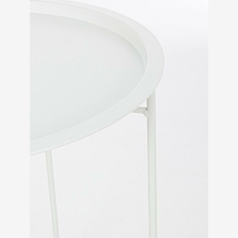 Side Table Wissant White Ø46 (2)