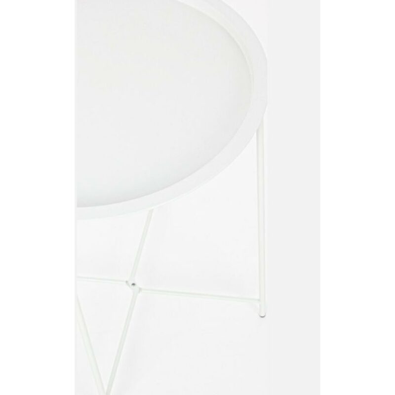 Side Table Wissant White Ø46 (3)
