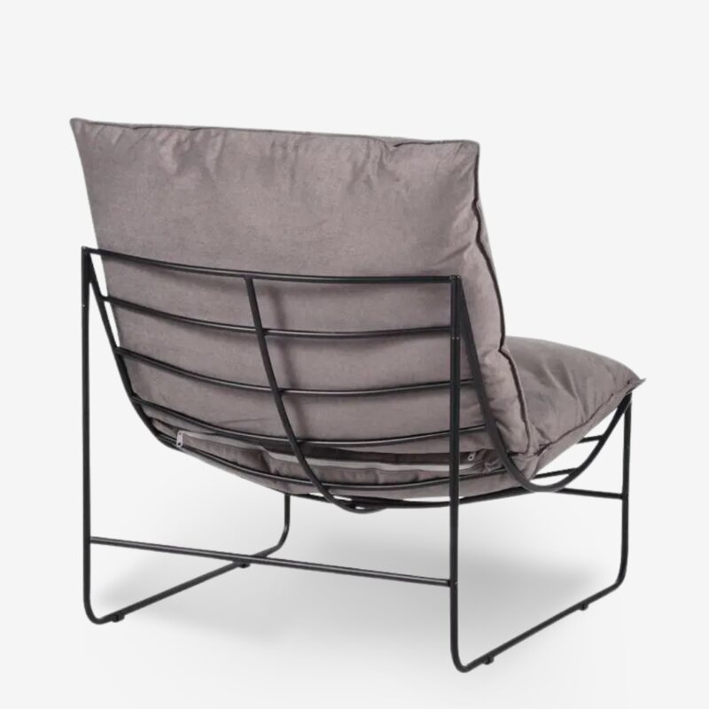 Armchair chloe gray 77x90x83cm (2)