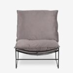 Armchair chloe gray 77x90x83cm (4)
