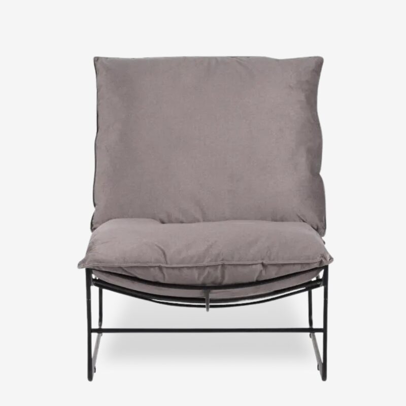 Armchair chloe gray 77x90x83cm (4)