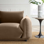 Armchair Marsilya Taupe 120x70x96cm 3