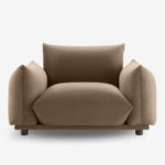 Armchair Marsilya Taupe 120x70x96cm 4