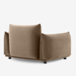 Armchair Marsilya Taupe 120x70x96cm 5