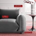 Armchair Marsilya Taupe 120x70x96cm 67