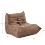 Armchair Togo Chocolate (9)