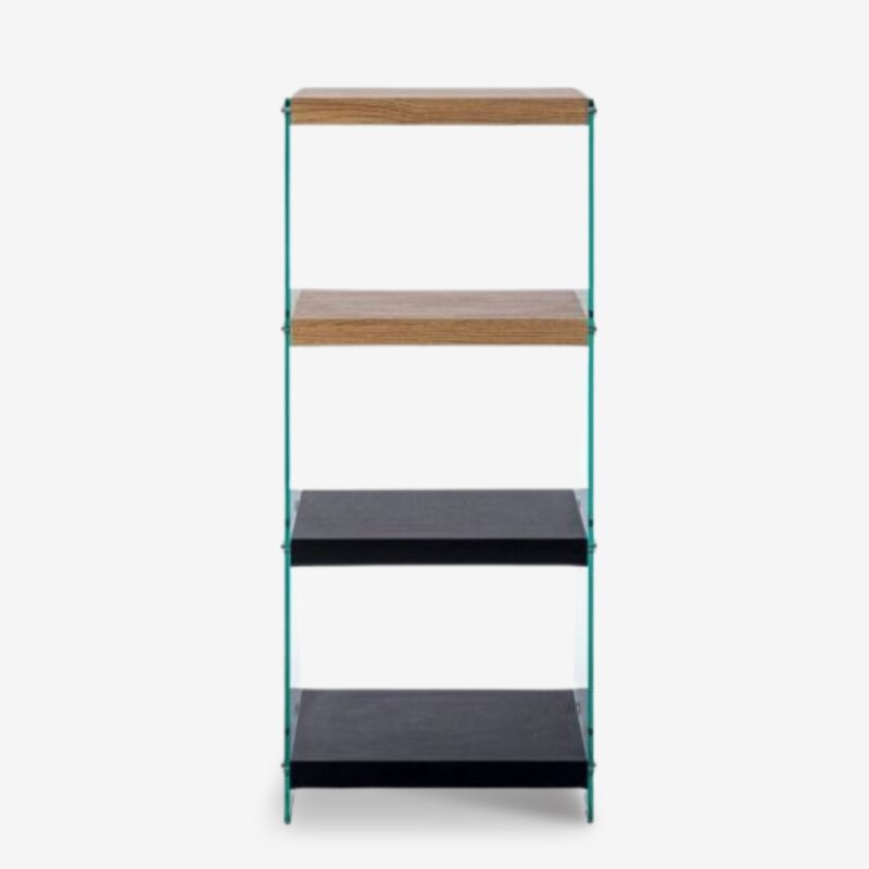 Bookcase Line Glass 40x30x100.5cm (2)