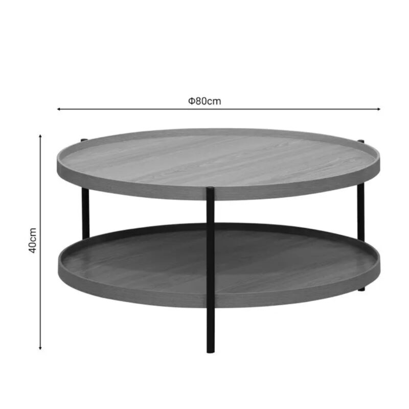 Coffee Table Portogie Natural ∅80 (4)