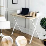 Desk Zervan Natural White 90x50x85cm (2)