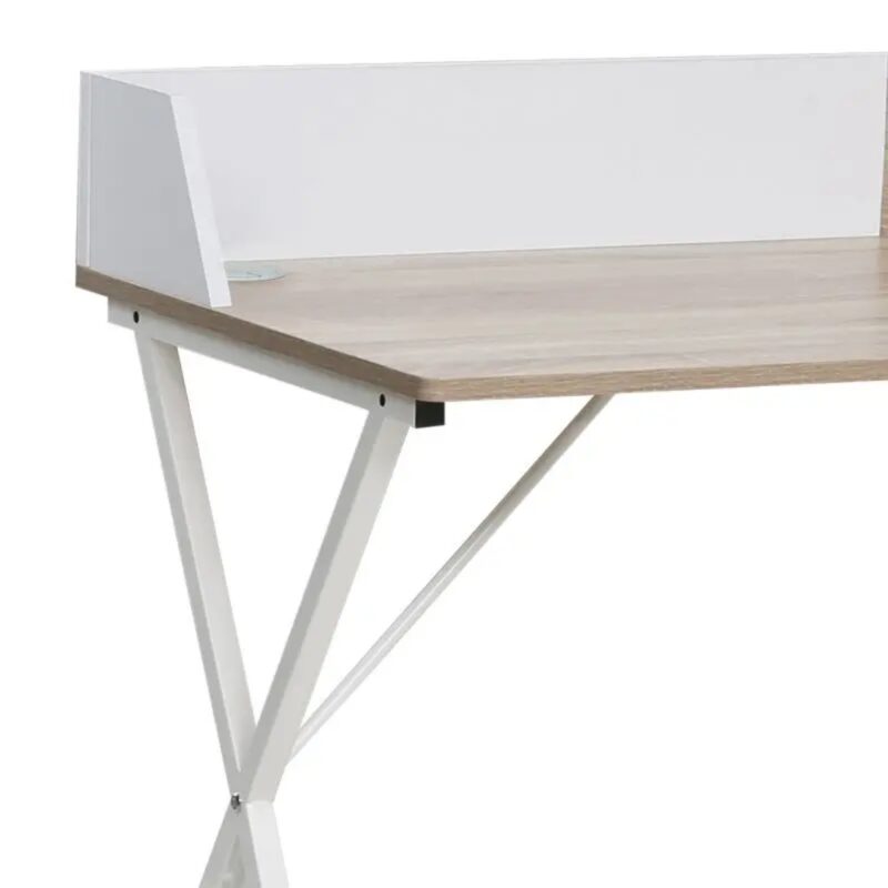 Desk Zervan Natural White 90x50x85cm (3)