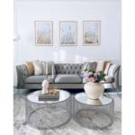 Kare Coffee Table Wire Silver (2 Set) (5)