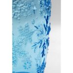 Kare Water Glass Ice Flowers Blue (4)