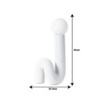 Table Lamp Artole G9 White Black Ceramic 22.5x16.5x45cm (2)