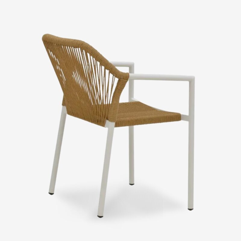 Chair Lucia Rattan White 56x59x80cm (2)