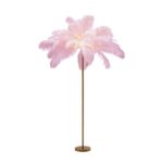 Kare Floor Lamp Feather Palm Pink 165cm