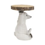 Kare Side Table Animal Polar Bear D37cm (9)