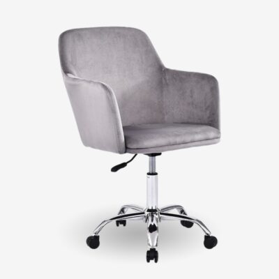 Канцелариско столче Xever Grey Velvet 55х54х80 94cm