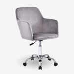 Office Chair Xever Gray Velvet 55х54х80 94cm