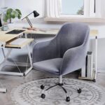 Office Chair Xever Gray Velvet 55х54х80 94cm (2)