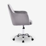 Office Chair Xever Gray Velvet 55х54х80 94cm (3)