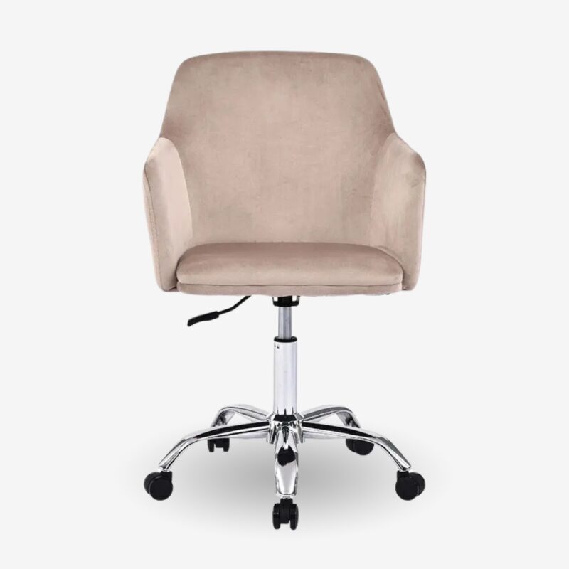 Office Chair Xever Pink Velvet 55х54х80 94cm (3)