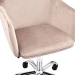 Office Chair Xever Pink Velvet 55х54х80 94cm (5)