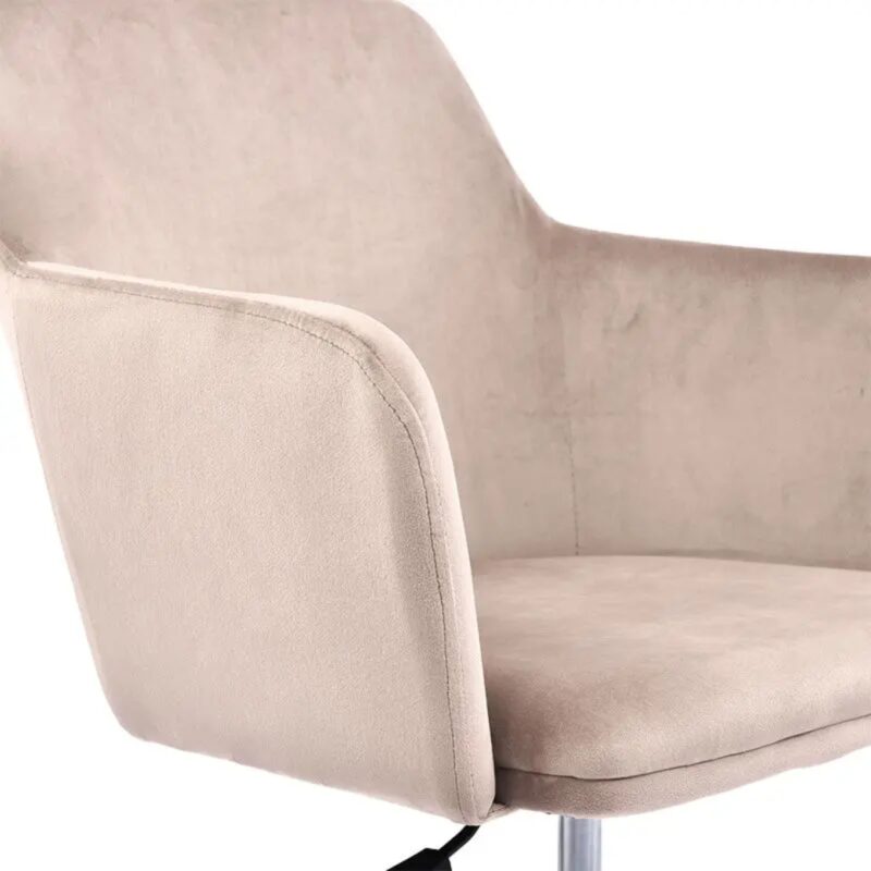 Office Chair Xever Pink Velvet 55х54х80 94cm (8)