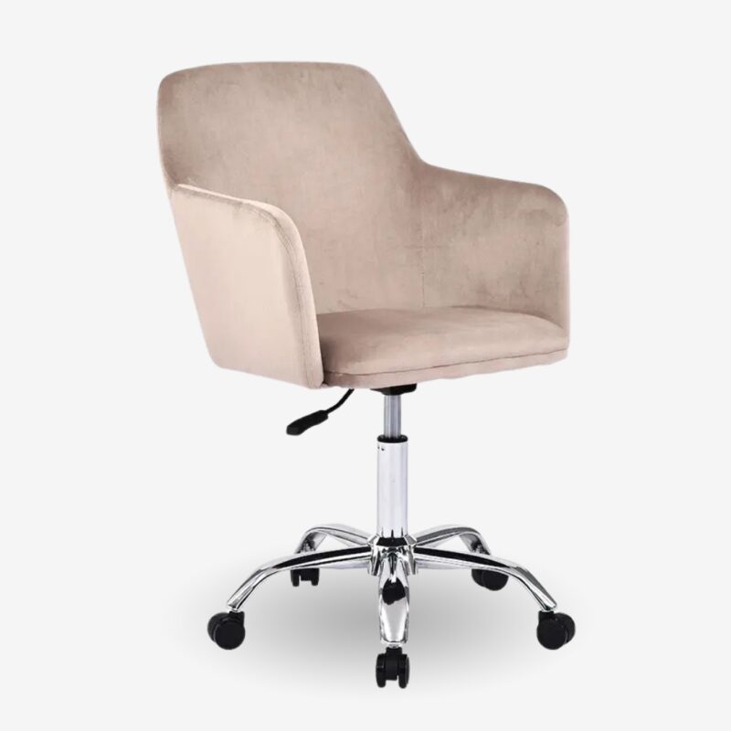 Office Chair Xever Pink Velvet 55х54х80 94cm