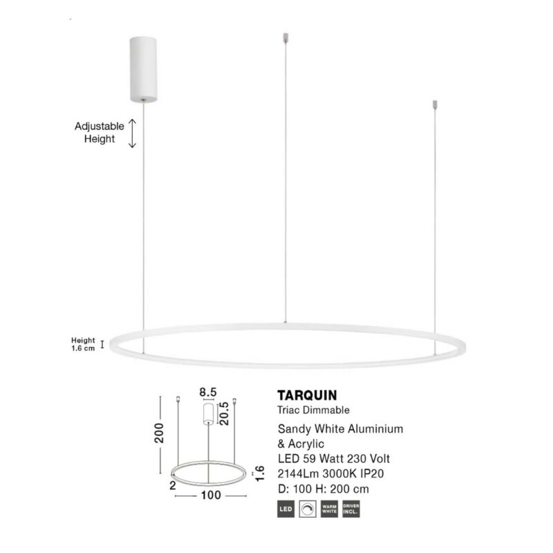Pendant Lamp Tarquin ∅100cm (3)