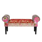 Kare Bench Wing Patchwork Red (3)