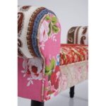 Kare Bench Wing Patchwork Red (6)