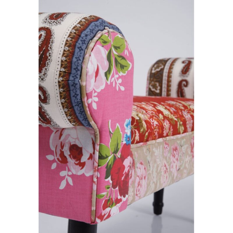Kare Bench Wing Patchwork Red (6)
