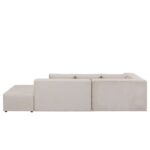 Kare Corner Sofa Infinity Ottoman Cream Left (13)