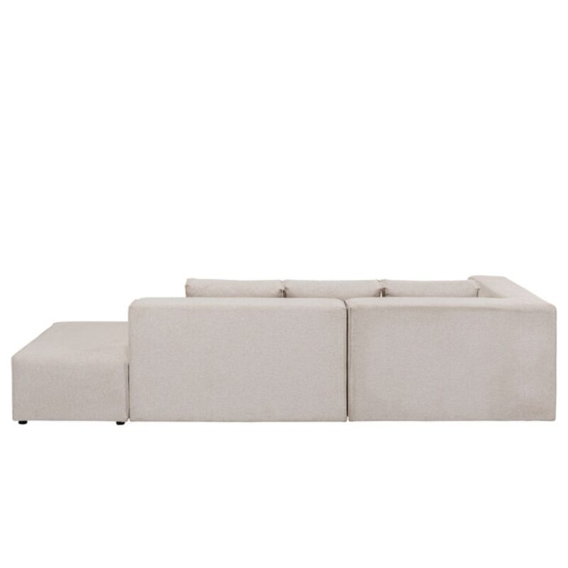Kare Corner Sofa Infinity Ottoman Cream Left (13)