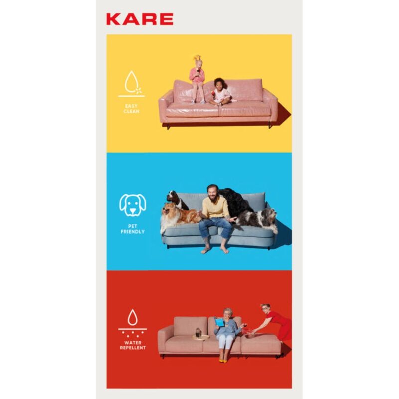 Kare Corner Sofa Infinity Ottoman Cream Left (15)