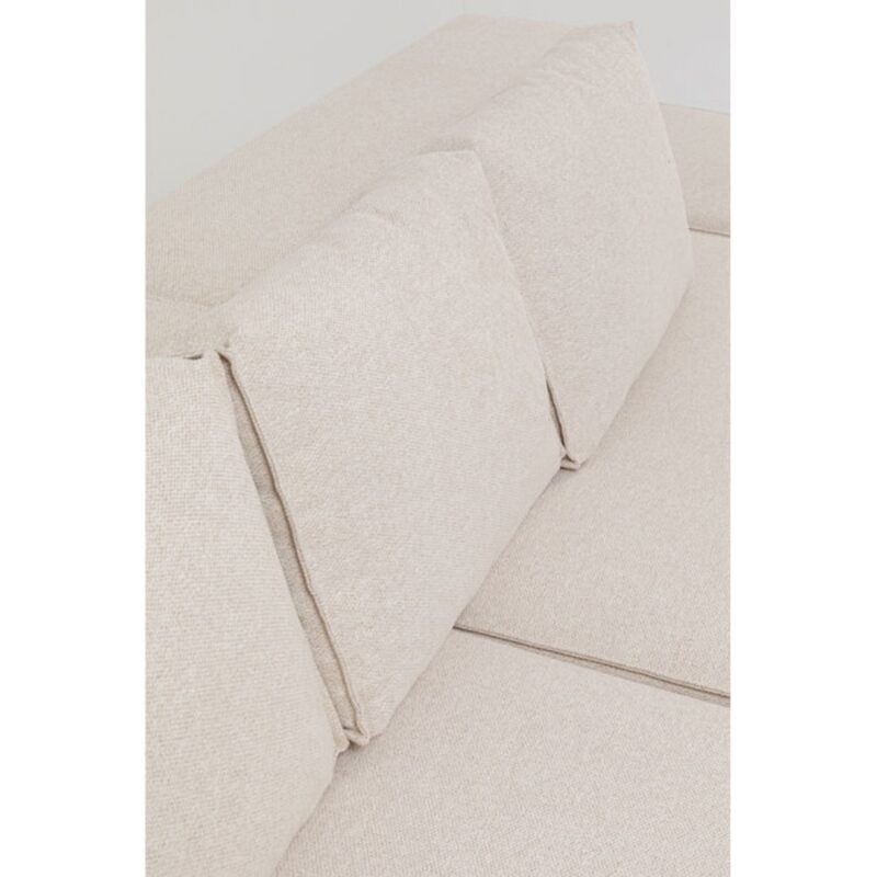 Kare Corner Sofa Infinity Ottoman Cream Left (17)